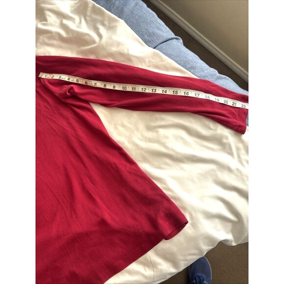Women’s Long Sleeve Eddie Bauer T Shirt Red In Tall XXL - Picture 5 of 10